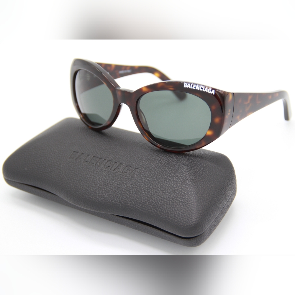 NEW BALENCIAGA SUNGLASSES BB0267S 002 BROWN UNISEX EYEWEAR